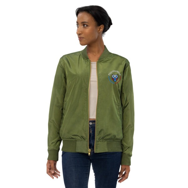 Premium Recycled Bomber Jacket | Effects of Party Polarization on Government Efficiency