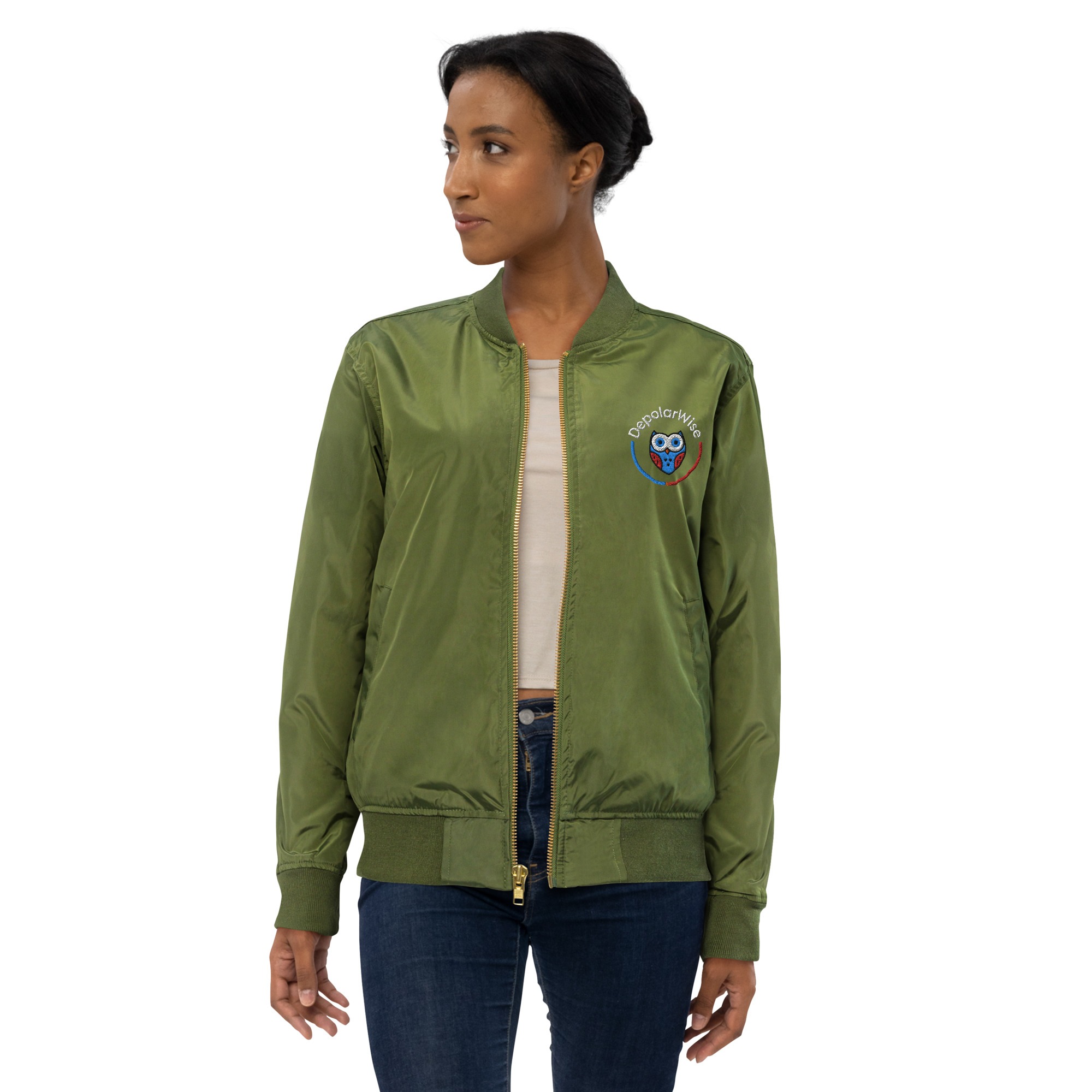 Premium Recycled Bomber Jacket | Effects of Party Polarization on Government Efficiency