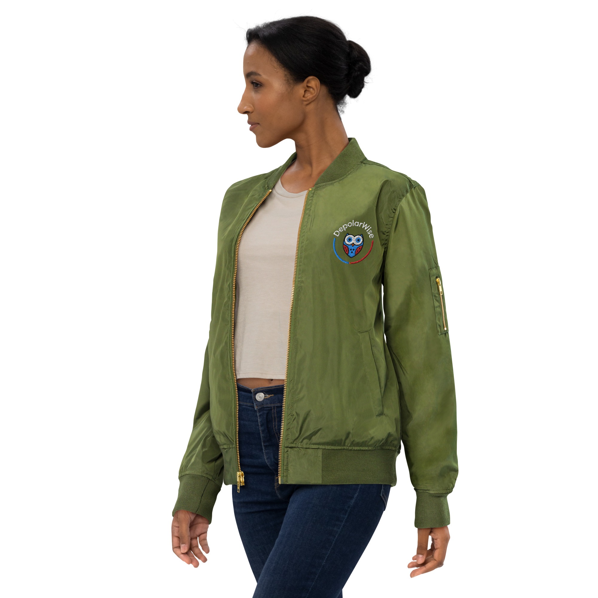 Premium Recycled Bomber Jacket | The Impact of Party Polarization on Democracy